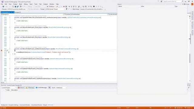 Autodesk Vault API | SKD, Sample 03 - Creating Event Handlers and Restrictions смотреть онлайн