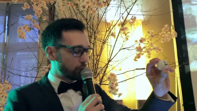 Ведущий на юбилей свадьбы в Праге. Со-ведущий Леош Мареш. смотреть онлайн