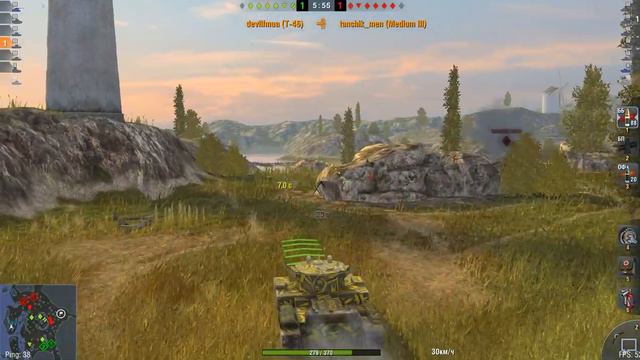 WoT BLITZ: Рудники на T46 - 4 килла смотреть онлайн