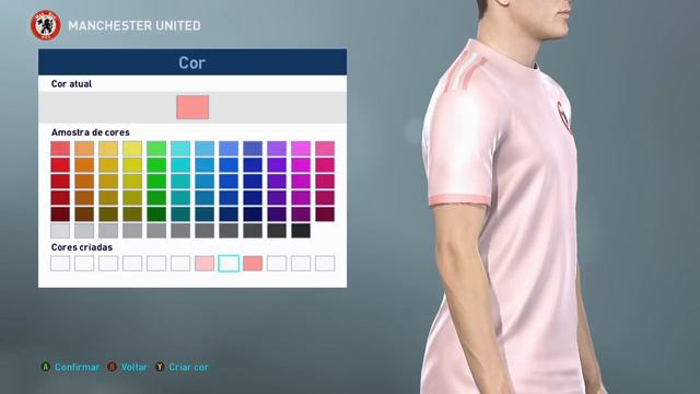 TUTORIAL - UNIFORME MANCHESTER UNITED PES 2019 - KITS MANCHESTER UNITED PES 2019 смотреть онлайн