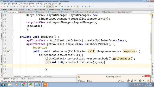 JSON parsing (nested json objects) into RecyclerView using Retrofit in Android Studio part_8 смотреть онлайн