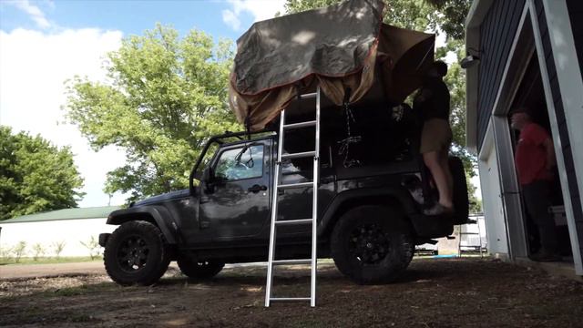 Tuff Stuff Overland Ranger Rooftop Tent Install смотреть онлайн