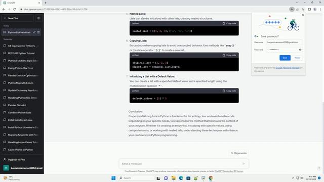 Proper initialization of lists in python смотреть онлайн