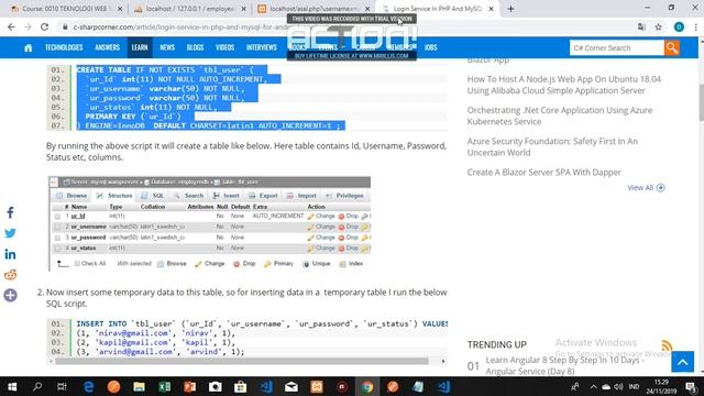 Tugas Pertemuan 9 dan 10, menguji service_userlogin.php . Tools dengan menggunakan Postman смотреть онлайн
