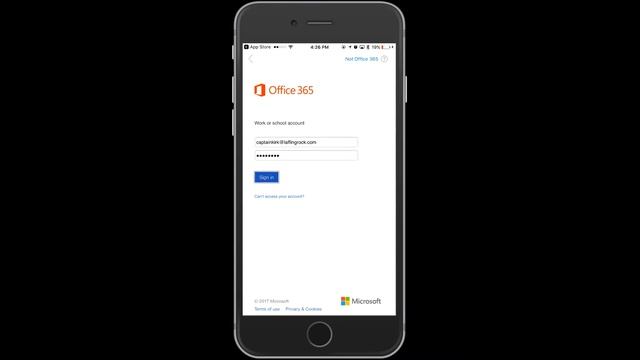 Office 365 Setup - iPhone (Outlook App) смотреть онлайн