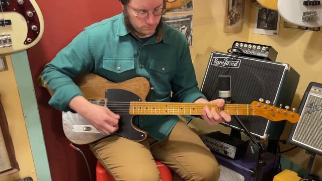 2020s faux-Fender Esquire partscaster electric guitar смотреть онлайн