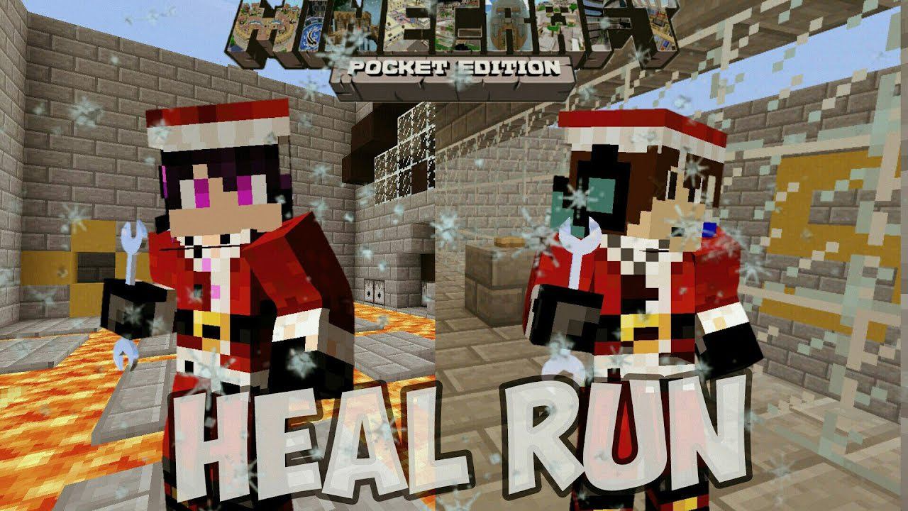 Прохождение Карты Вдвоём - ОТ ПОДПИСЧИКОВ в Minecraft PE 1.1 - HEAL RUN [Помогаем Друг-Другу] !) смотреть онлайн