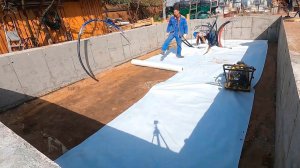 ЗАЛИВАЕМ ЛЕНТОЧНЫЙ ФУНДАМЕНТ ВЫСОТОЙ 1 МЕТР И БЕТОННЫЕ ПОЛЫ ПО ГРУНТУ