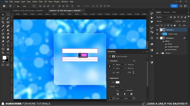 Transparent Blur Effect in Photoshop | Glass Morphism Effect - TJEDIT Tutorial | Keyboard ASMR смотреть онлайн