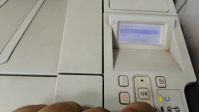 How to add the IP address to your HP Laserjet P 3015 printer смотреть онлайн