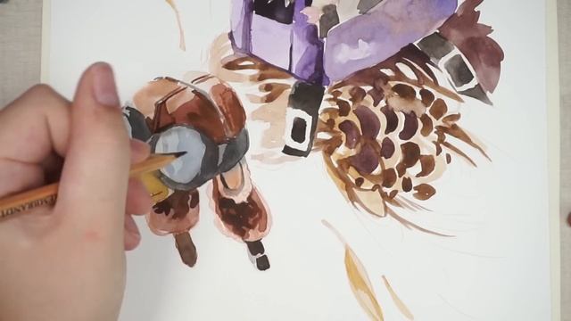 Ilustrating Book Pages // draw with me! // My future book смотреть онлайн