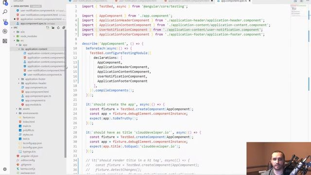 0021 - ? Writing automated unit tests in Angular for components смотреть онлайн