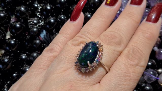 983.Серебро.Опалы