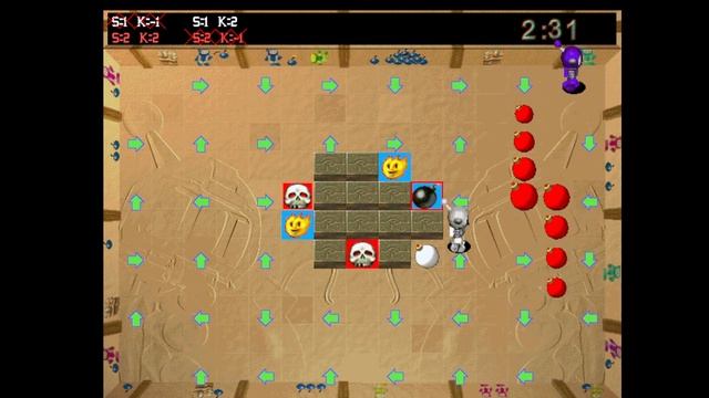 Atomic Bomberman modded gameplay № 1: Crackin' Skullz custom map смотреть онлайн