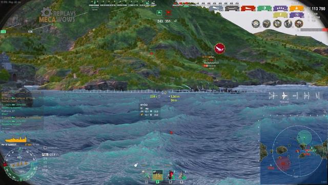Mother Russia For The Win! Gangut 6 kills 134k | World of Warships смотреть онлайн