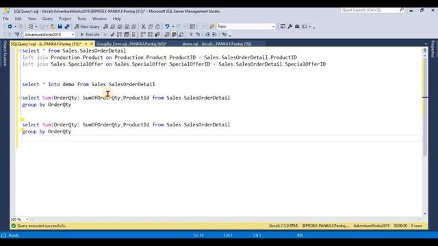 6 Error 8120 ColumnName is invalid in the select bcz it's not contained aggregate func or GROUP BY смотреть онлайн