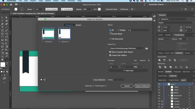 How to save artboards as separate PDF files in Illustrator смотреть онлайн