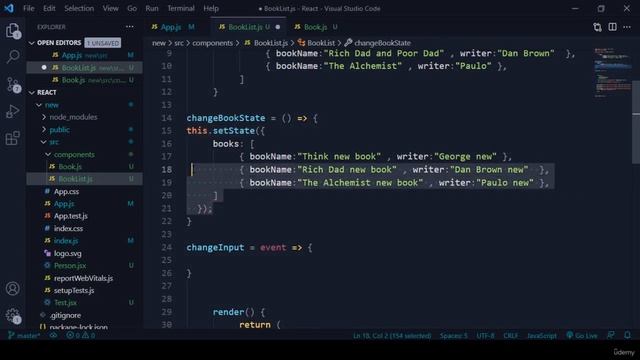 JavaScript Full Stack Developer COURSE: Change REACT State With Input Elements смотреть онлайн