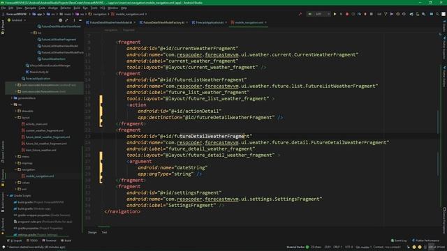 Android Kotlin: Forecast App 14 - Detail of Future Weather - MVVM Tutorial Course смотреть онлайн