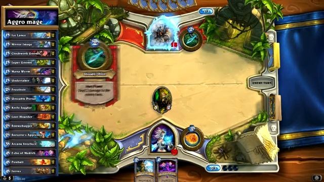 Hearthstone Aggro Mage Goblins Vs Gnomes смотреть онлайн