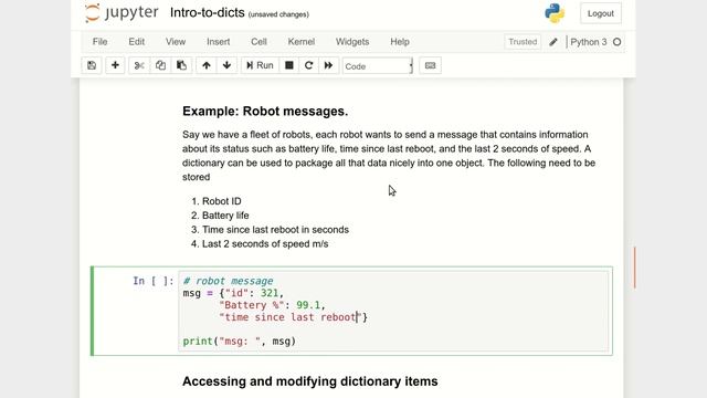 Python for Engineers: Intro to Dictionaries смотреть онлайн