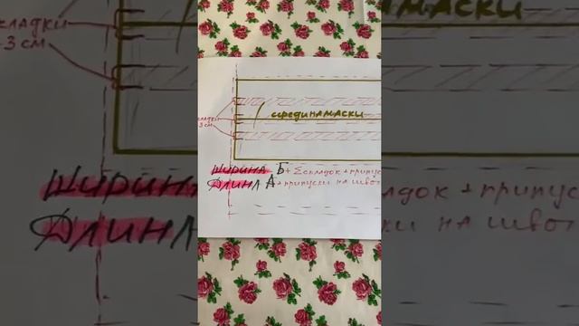 Выкройка маски Марина Анисимова смотреть онлайн