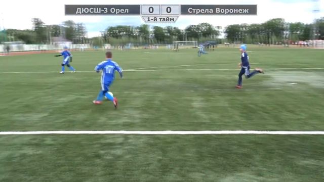 Игра 03.06.17 ДЮСШ-3 Орел - Стрела Воронеж 1-й тайм смотреть онлайн