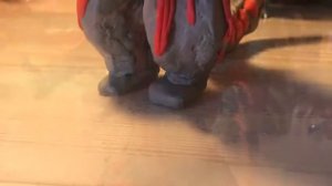 Шин годзилла из пластилина!!!