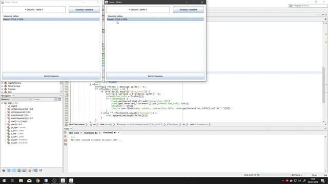 JAVA | SOCKET | CHAT #0 - Demonstração смотреть онлайн