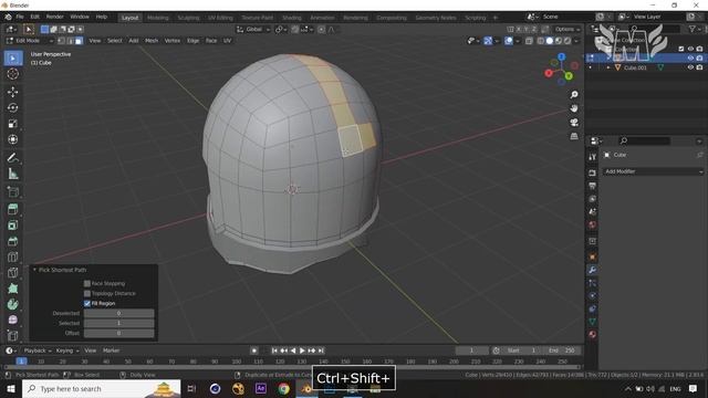 Lowpoly Helmet Modeling In BLENDER That Will Improve YOUR 3D Modeling SKILLS / BLENDER TUTORIAL смотреть онлайн