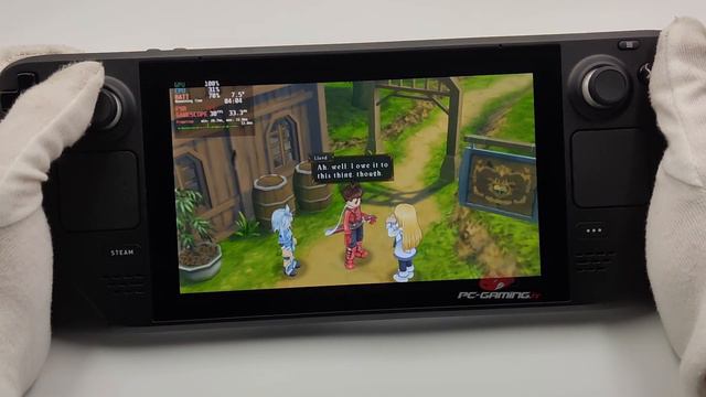 Steam Deck Gameplay - Tales of Symphonia - SteamOS смотреть онлайн