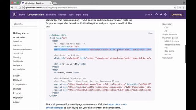 Bootstrap 4 Typography Techniques, Part 2: Setting Up a Sample Page смотреть онлайн