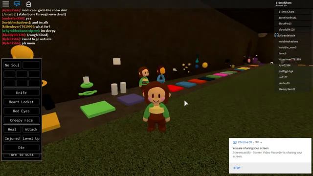 Chara plays roblox undertale rp. смотреть онлайн