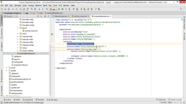 002 Exploring Android Studio Hierarchy смотреть онлайн