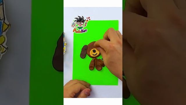 Как слепить собаку урок лепки для детей из пластилина #лепка ￼ смотреть онлайн