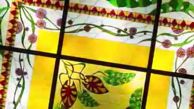 Потолок с витражами в стиле арт нуво The ceiling in art nouveau style смотреть онлайн