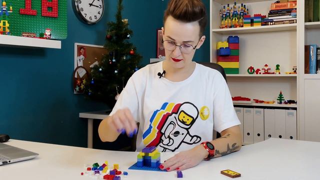 LEGO АДВЕНТ #14: собираем пряничный домик. Список деталей в описании смотреть онлайн