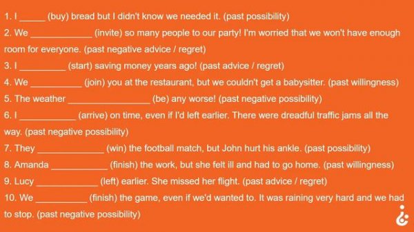 22 / Modal Verbs (the Modal perfect)