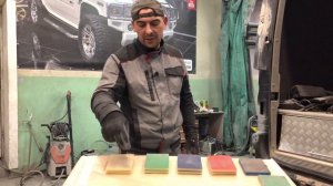 Подготовка авто к покраске.[абразивные губки от Kovax]