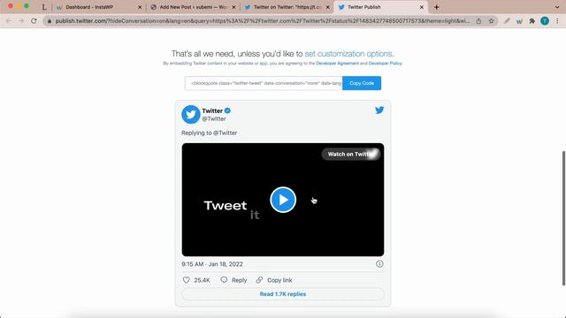How to Embed Tweet in a WordPress Post or Page | WordPress Tutorials смотреть онлайн