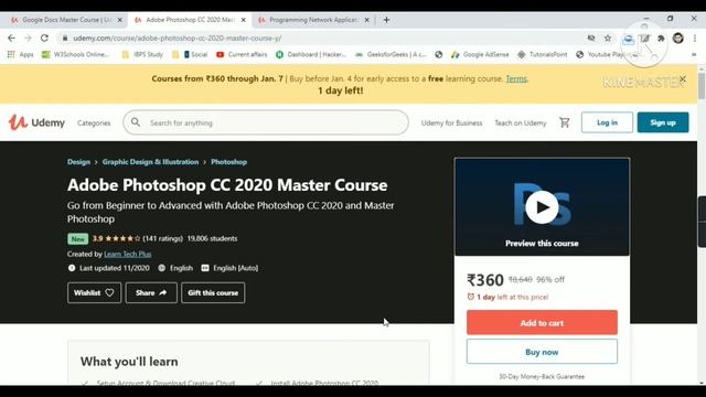 Udemy Free Certificate Courses Adobe Photoshop Google Docs Network & Security Java Online Classes смотреть онлайн