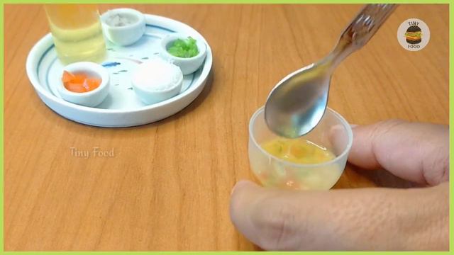 Miniature Omelette | ASMR Miniature Food Recipe смотреть онлайн