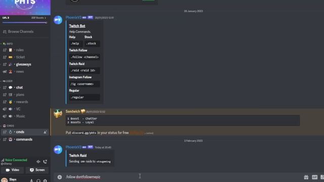 Free Twitch Follower Bot in Discord! WORKING 2023 смотреть онлайн