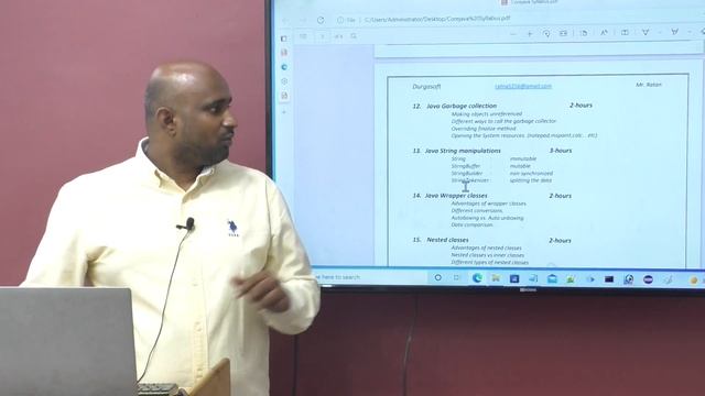 CORE JAVA Offline Training By Mr. Ratan @ 25th Mar @9AM смотреть онлайн