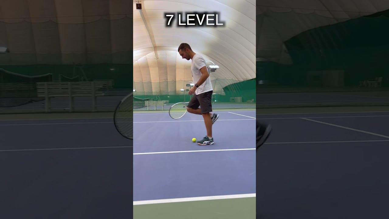 Как поднять мяч в теннисе #теннис #tennis #спорт смотреть онлайн