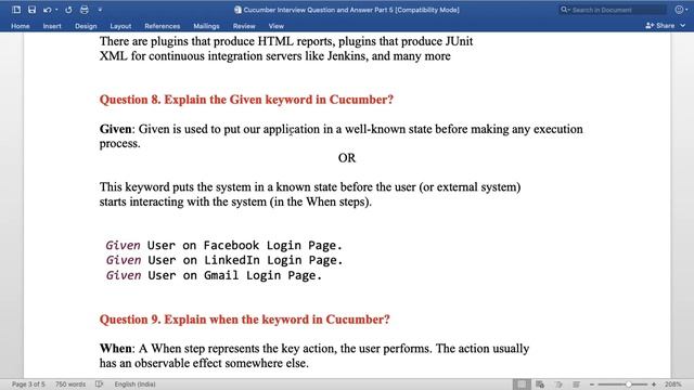 Cucumber Interview Question and Answer Part 5 смотреть онлайн