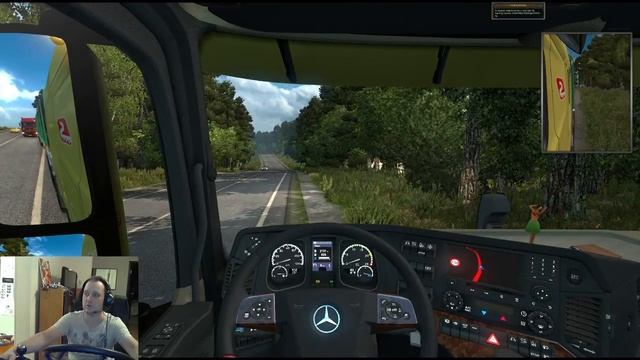 ETS 2# стрим, Улан-Удэ-Бар, карта Суровая Россия Байкал R15 едем дерзко, Переемная-Зима, часть 3 смотреть онлайн