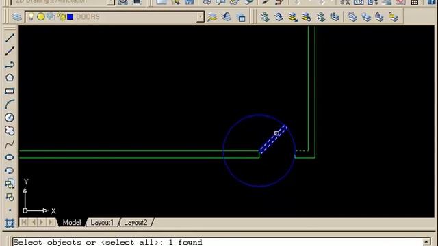 AutoCAD 2016 Planning a project - Office floor plan, level 2, lesson 1, Computer Room Project part смотреть онлайн