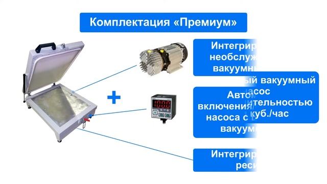 Настольный вакуумный пресс "ТЭТА". Комплектации и варианты применения. смотреть онлайн