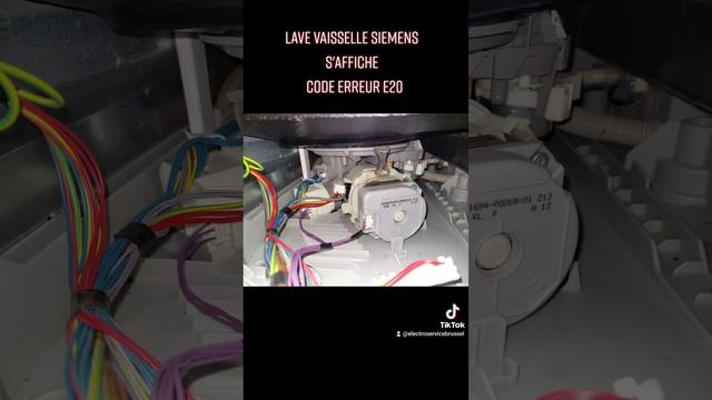 Lave Vaisselle Siemens S'affiche Code erreur E20 смотреть онлайн
